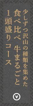 牛まるごと1頭盛りコース